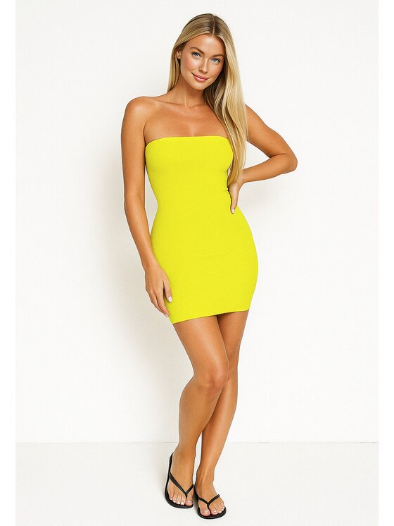 Nudyess Nudyess Vestito estivo 1022A Verde Fitted Fit