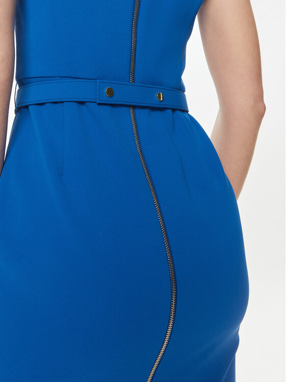 Marciano Guess Marciano Guess Koktel haljina 4GGK31 7070A Tamnoplava Regular Fit