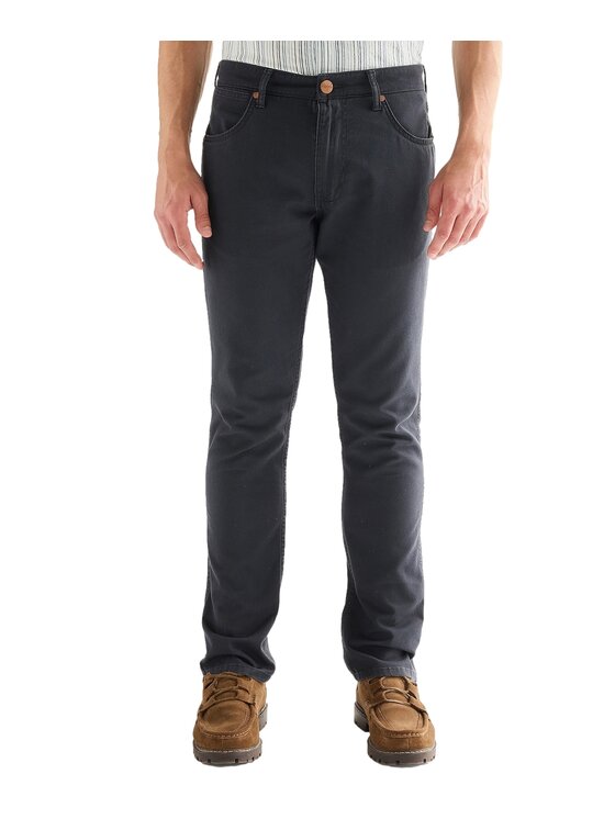 Wrangler Wrangler Spodnie materiałowe 112378954 Granatowy Regular Fit
