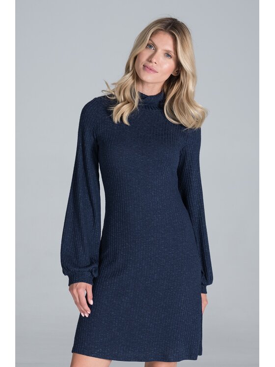 FIGL FIGL Šaty M831 Tmavomodrá Regular Fit