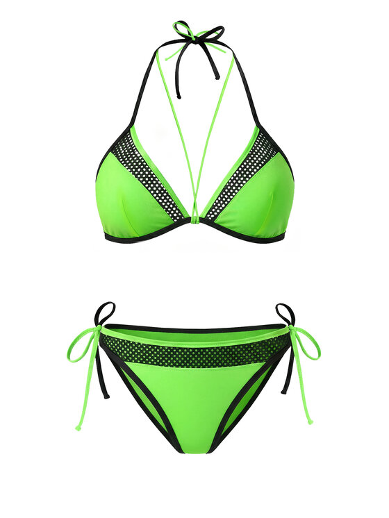 Miss Lou Miss Lou Bikini K-ML003 Zielony