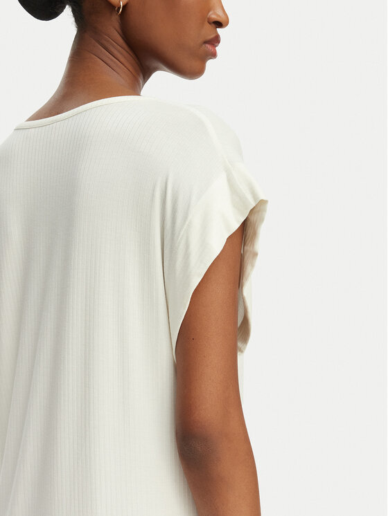 HUGO HUGO Paplūdimio suknelė Signature B. 50555745 Kreminė Relaxed Fit