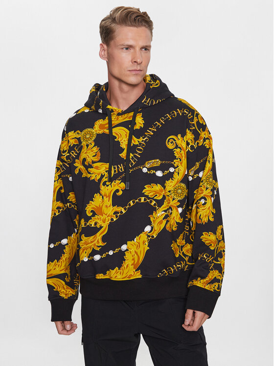 Versace Jeans Couture Bluză 75GAI3C0 Negru Regular Fit