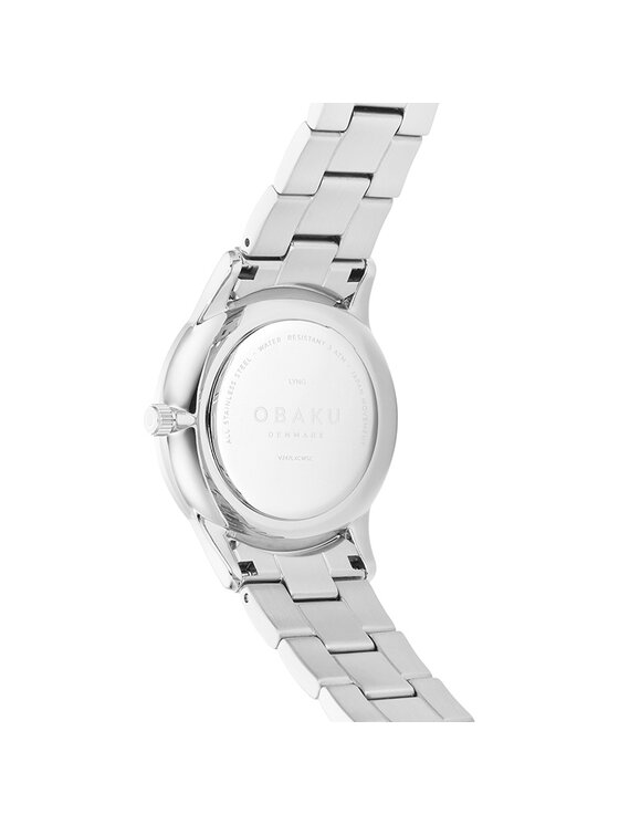 Obaku Obaku Zegarek V247LXCWSC Srebrny