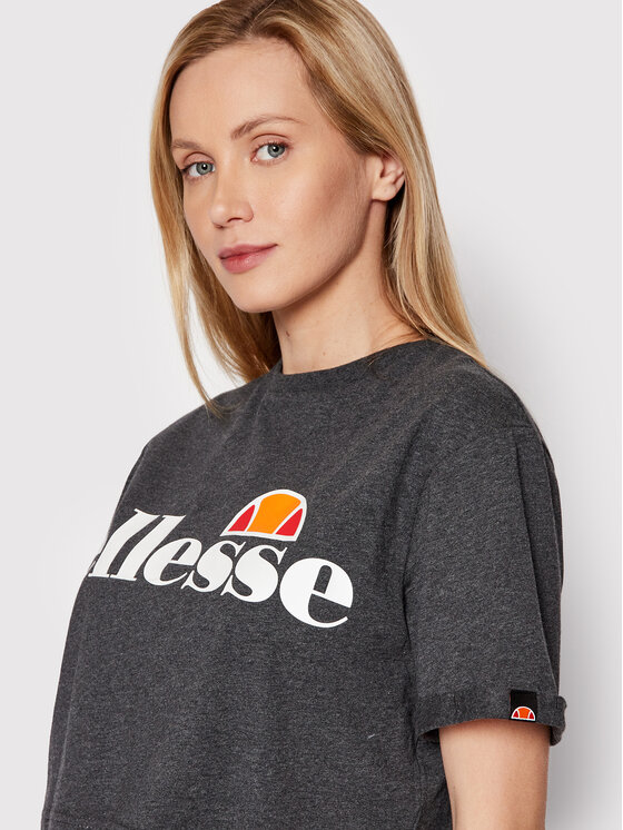 Ellesse Ellesse Тишърт Alberta SGS04484 Сив Cropped Fit