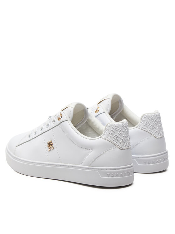 Tommy Hilfiger Tommy Hilfiger Tenisice Elevated Essent Sneaker Monogram FW0FW07999 Bijela