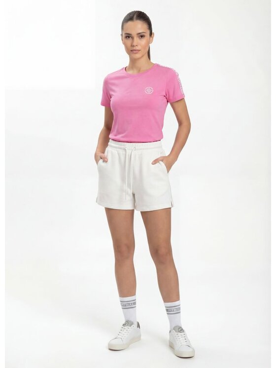 PITBULL PITBULL T-Shirt TITCH Różowy Regular Fit