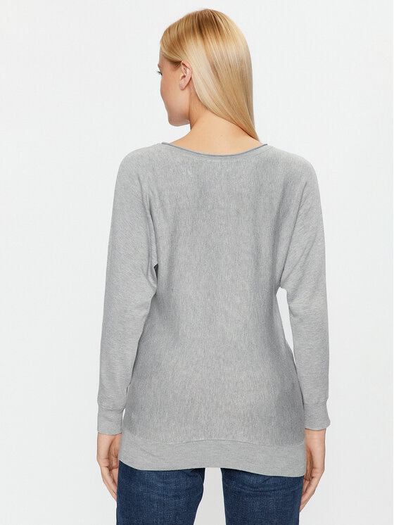Guess Guess Пуловер W3BR25 Z2NQ2 Сив Regular Fit