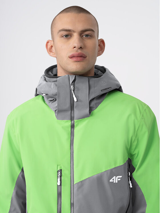 4F 4F Скиорско яке 4FAW23TTJAM286 Сив Regular Fit