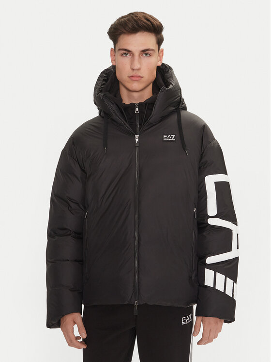 Kurtka zimowa EA7 Emporio Armani, Rozmiar 3XL, Czarna, 6DPB19 PNGAZ 1200