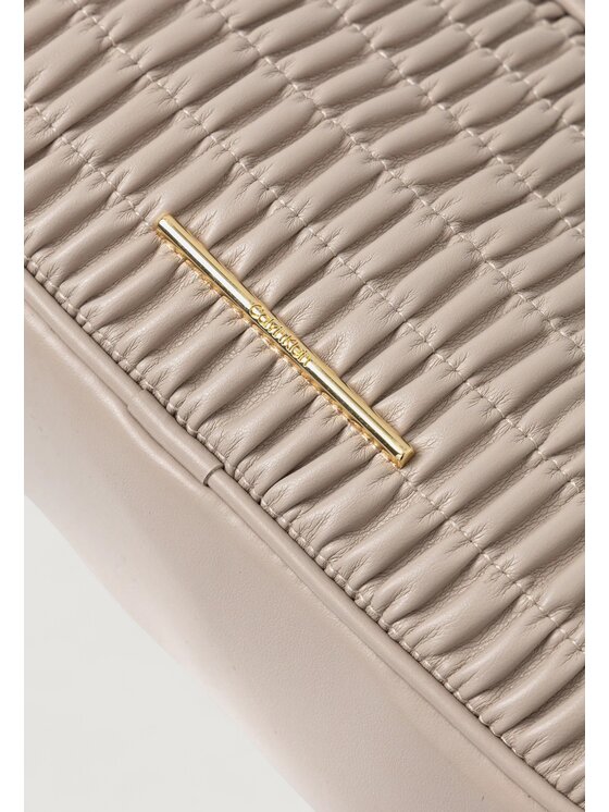 Calvin Klein Calvin Klein Σάκος RUCHED CROSSBODY CAMERA BAG Καφέ