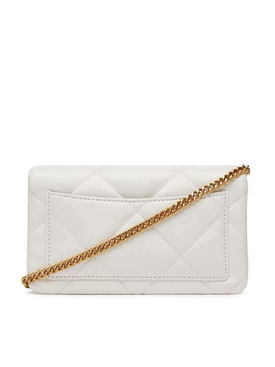 Tory Burch Tory Burch Käekott Kira iamond Quilt Chain Wallet 158624 Valge