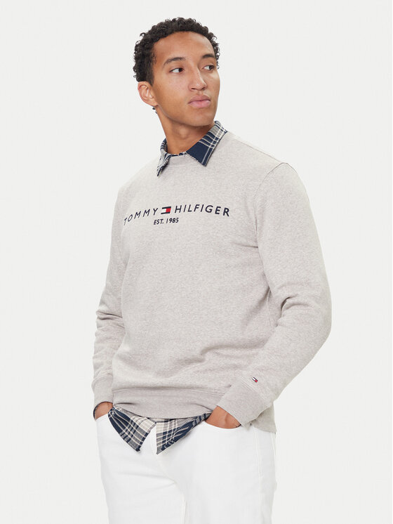 Tommy Hilfiger Tommy Hilfiger Μπλούζα Logo MW0MW11596 Μπεζ Regular Fit