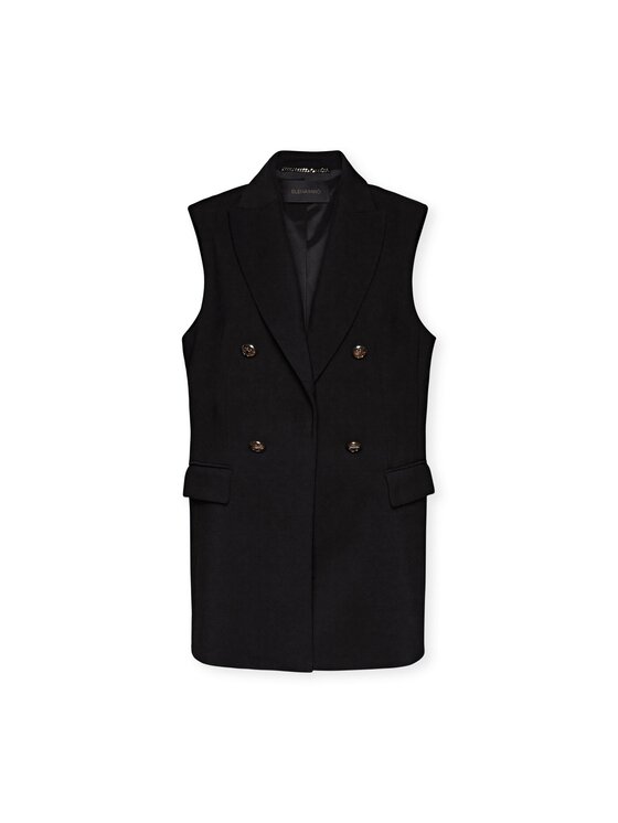 Elena Mirò Elena Mirò Giacca di transizione R811Z000023N033 Nero Slim Fit