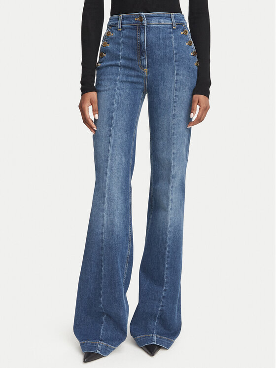 Elisabetta Franchi Elisabetta Franchi Джинси PJ-12D-66E2-V520 Голубий Palazzo Fit