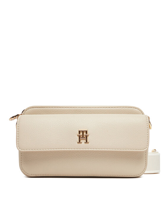 Geantă Tommy Hilfiger DISTINCT CAMERA BAG AW0AW17455 Bej
