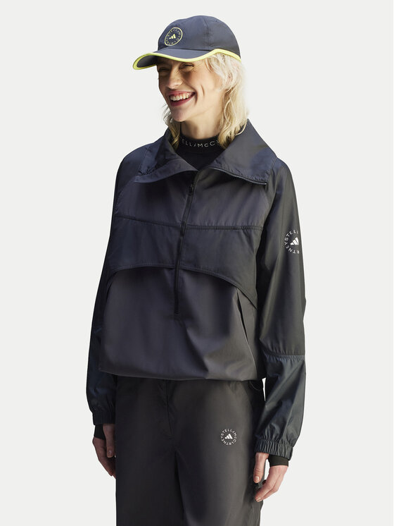 adidas by Stella McCartney adidas by Stella McCartney Anorák True Nature JG1066 Fekete Oversize