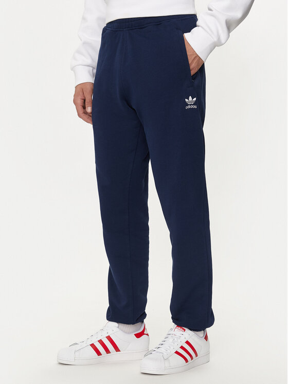 Adidas Spodnji Del Trenirke Trefoil Essentials IX7689 Mornarsko Modra Regular Fit