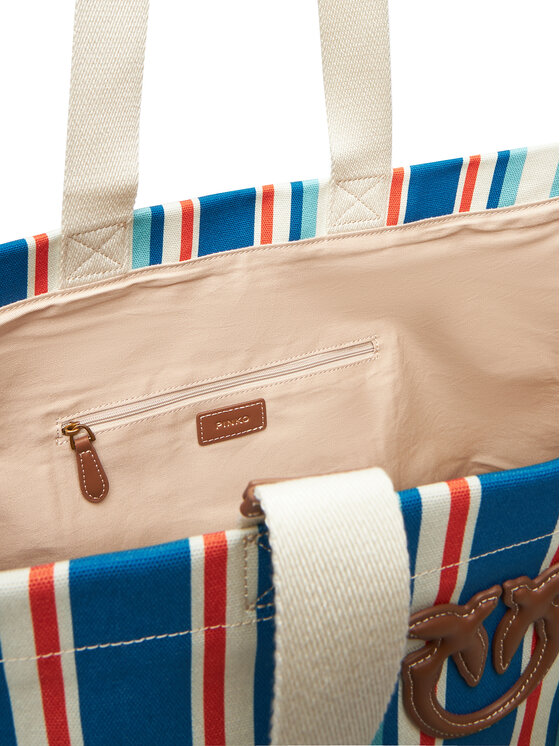 PINKO PINKO Torebka Shopping Bag Extra PE 25 PLTT 104754 A2G5 Niebieski