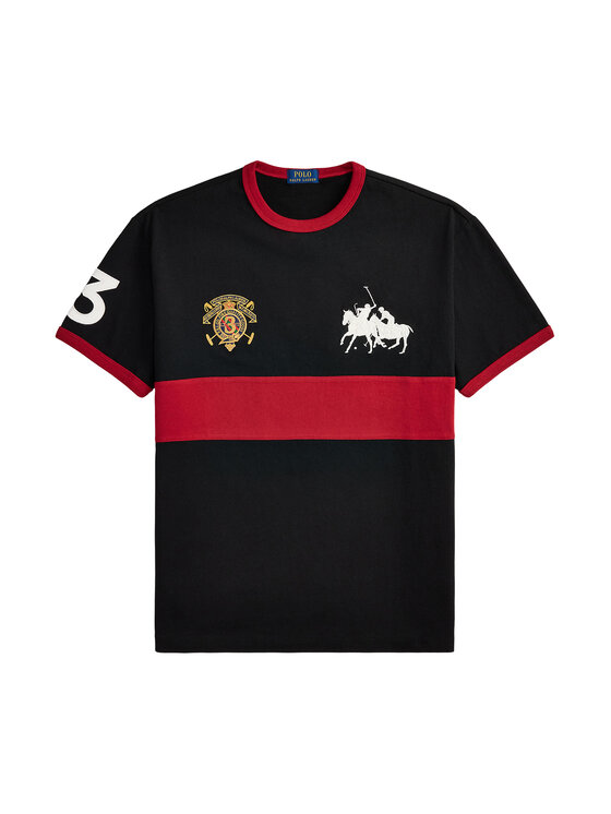 Polo Ralph Lauren Polo Ralph Lauren T-Shirt 710B14218001 Czarny Regular Fit