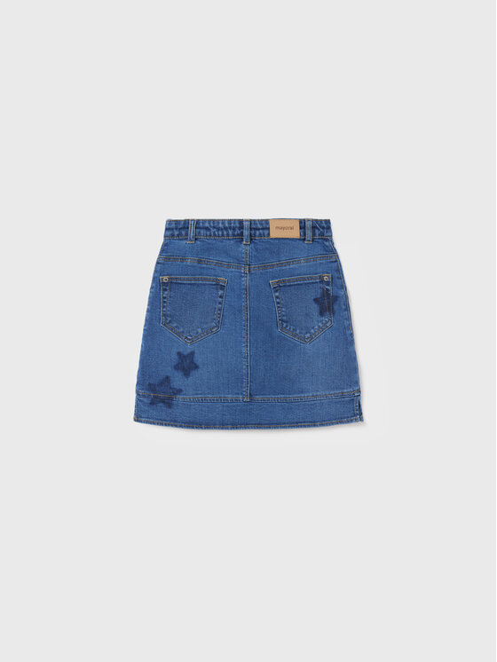 Gonna di jeans 7933 Blu Regular Fit