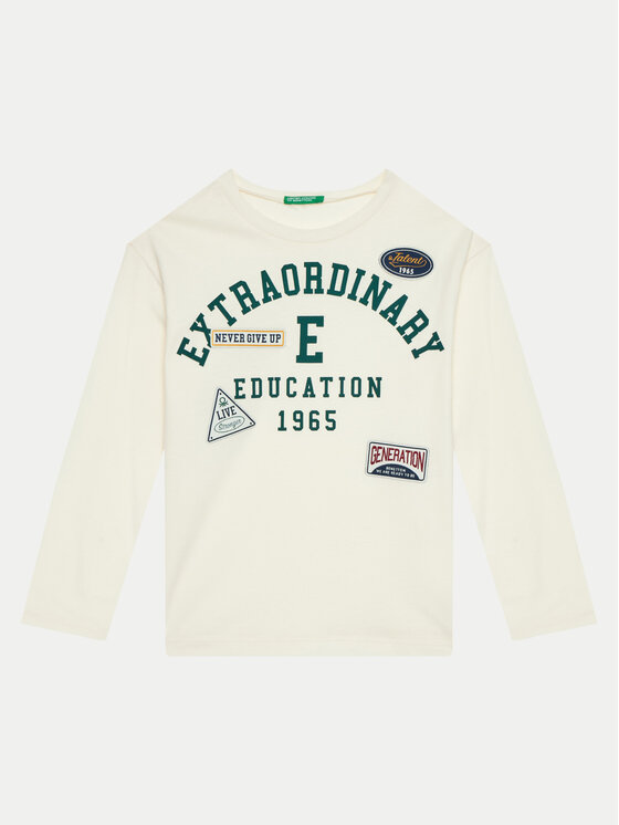 United Colors Of Benetton United Colors Of Benetton Блуза 3I1XC10JH Екрю Regular Fit