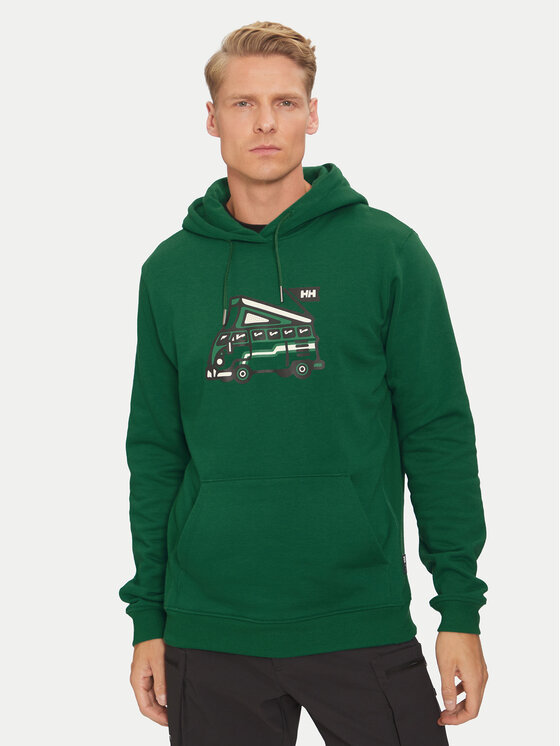 Helly Hansen Bluză F2f 62934 Verde Regular Fit