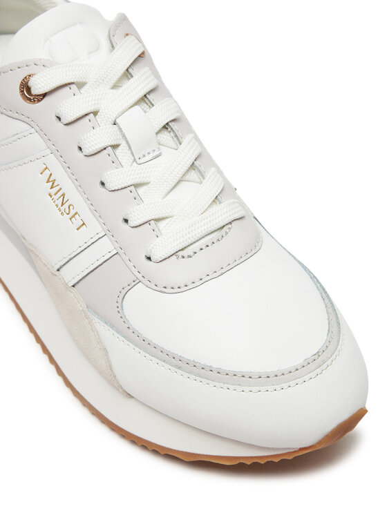 TWINSET TWINSET Sneakersy 242TCP026 Biały