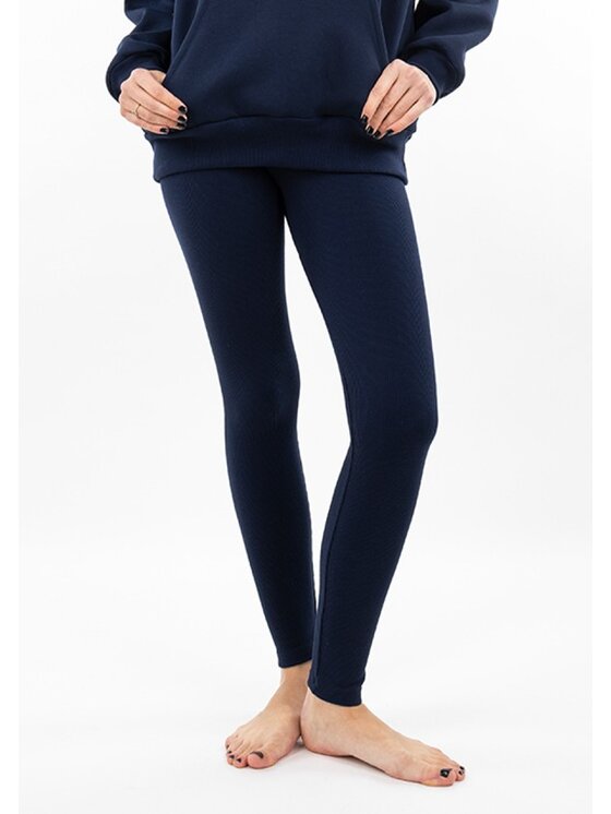 DKaren Sport DKaren Sport Legginsy LOseye Granatowy Classic Fit