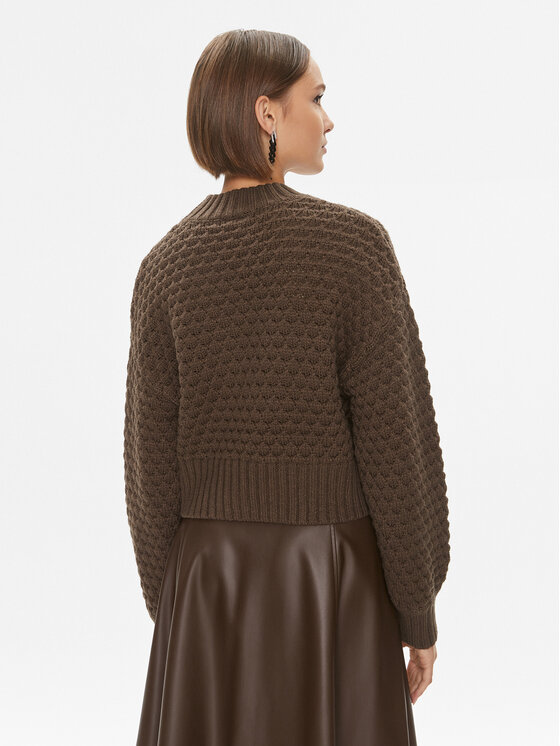 Noisy May Noisy May Džemper 27028402 Smeđa Regular Fit