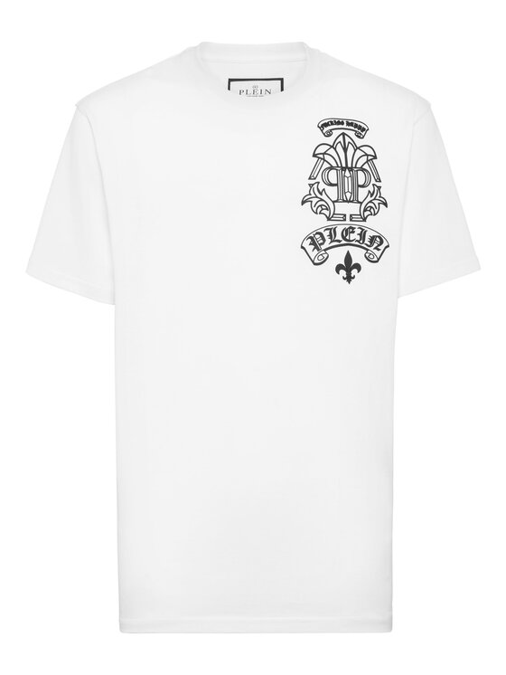 PHILIPP PLEIN PHILIPP PLEIN T-Shirt 24729 Biały Regular Fit