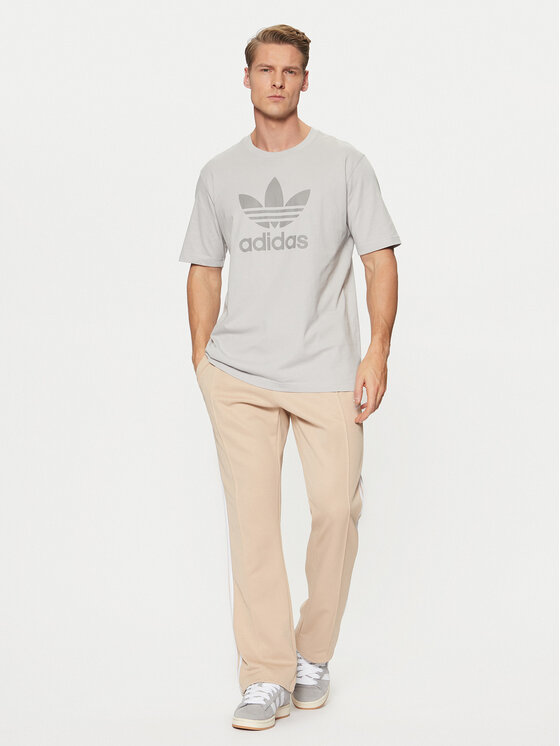 adidas adidas T-Shirt adicolor Trefoil JP2548 Grau Regular Fit