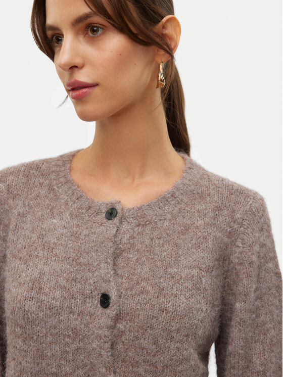 Vero Moda Vero Moda Ζακέτα Novah 10320496 Καφέ Regular Fit