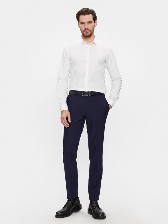 Calvin Klein Calvin Klein Koszula K10K112743 Biały Extra Slim Fit