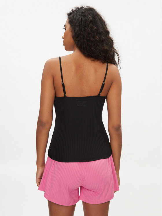 Guess Guess Top O4GP10 KBXB2 Schwarz Slim Fit
