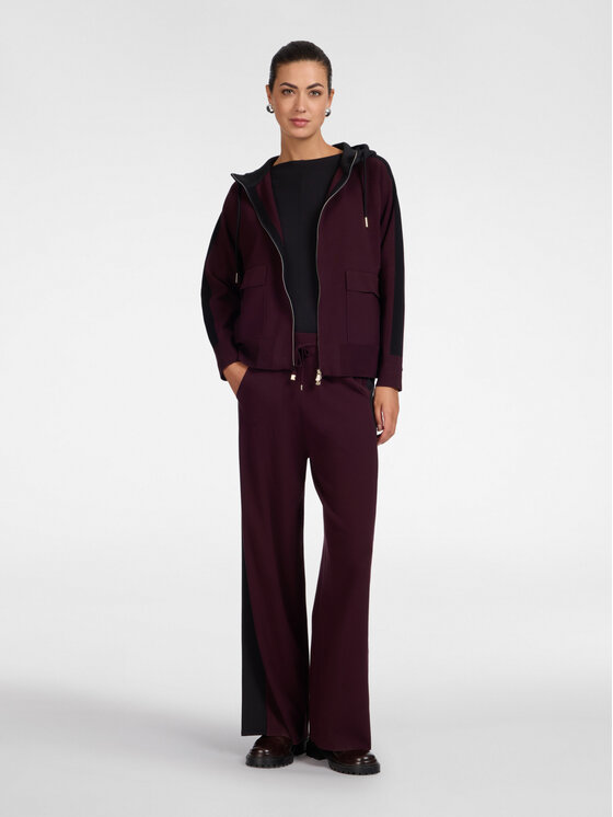 Elena Mirò Elena Mirò Sweter M065Z000828N039 Bordowy Regular Fit