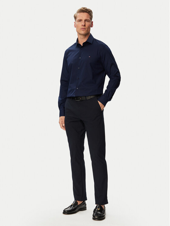 Tommy Hilfiger Tommy Hilfiger Camicia MW0MW43749 Blu scuro Regular Fit