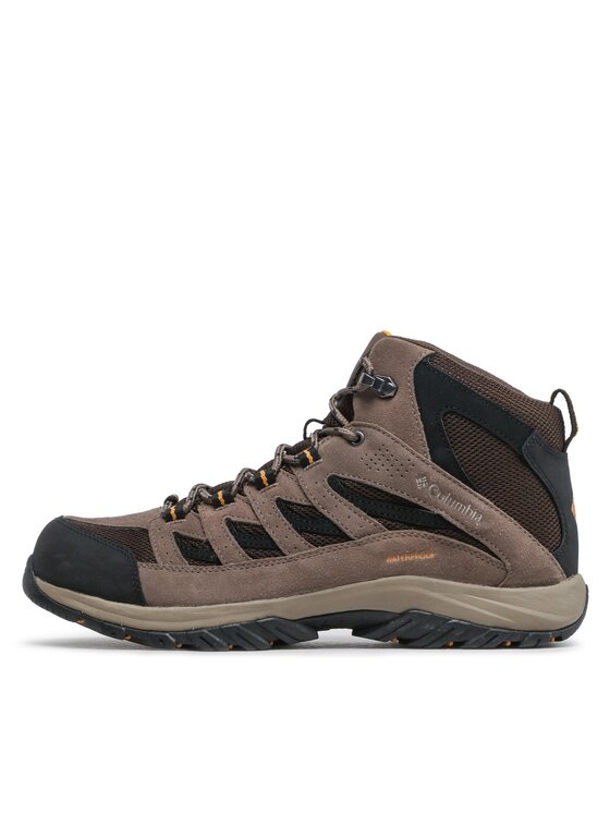 Columbia Columbia Trekkingi Crestwood Mid Waterproof BM5371 Brązowy