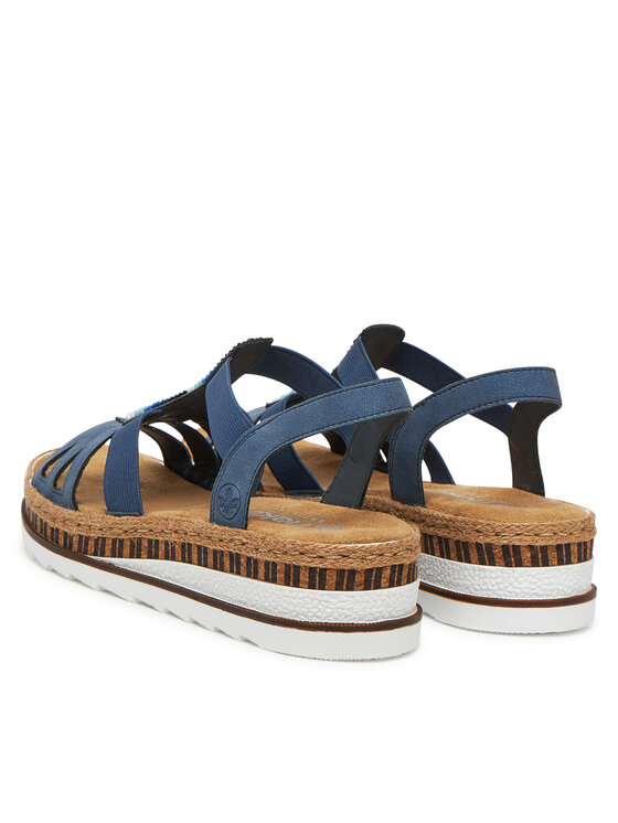 Rieker Rieker Sandalen V7909-12 Dunkelblau