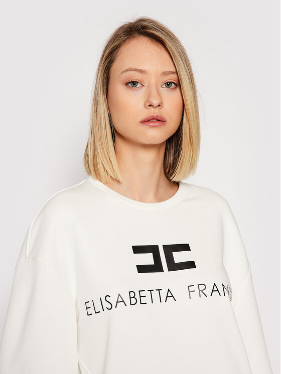 Elisabetta Franchi Elisabetta Franchi Pluus MD-001-16E2-V180 Valge Regular Fit