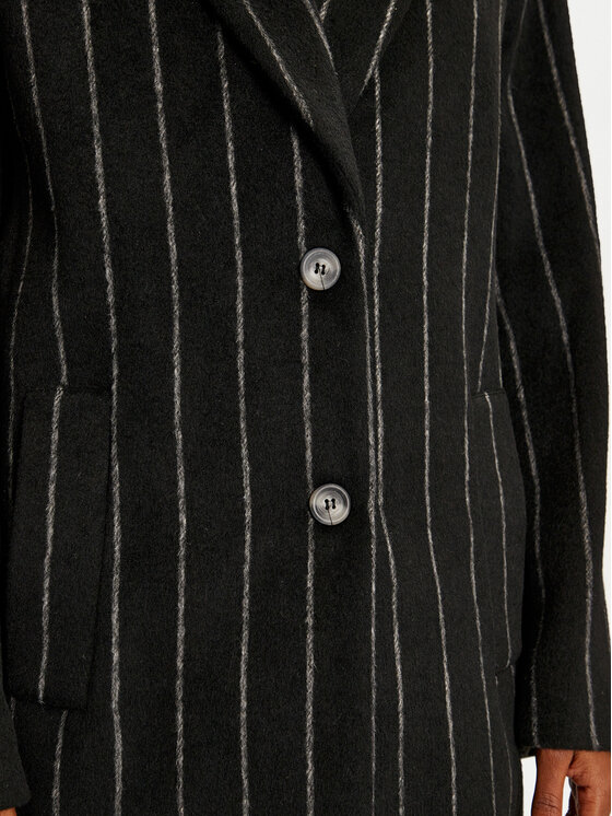 Please Please Prijelazni kaput K0GECU3000 Crna Regular Fit