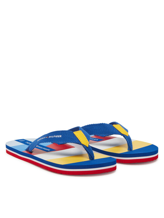 Tommy Hilfiger Tommy Hilfiger Zehentrenner T3X8-33907-0058Y913 S Dunkelblau