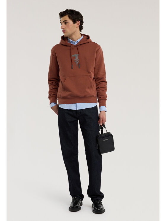 Trussardi Trussardi Cardigan G8228000120N022 Rosso Regular Fit