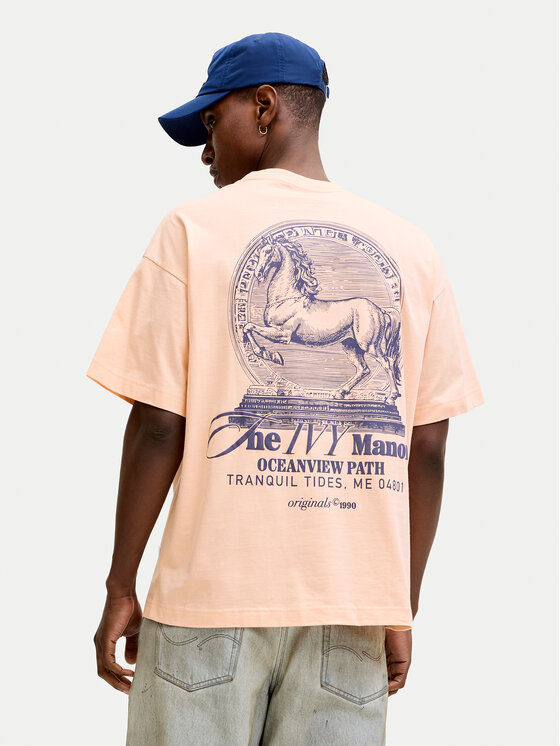 Jack & Jones Jack & Jones T-shirt Maine 12291780 Ružičasta Regular Fit