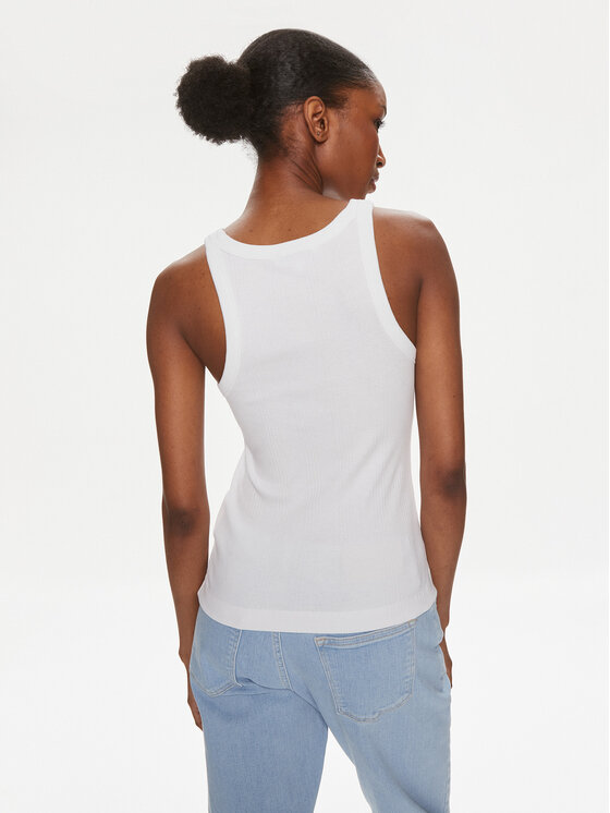 Calvin Klein Jeans Calvin Klein Jeans Top Variegated J20J223104 Weiß Slim Fit