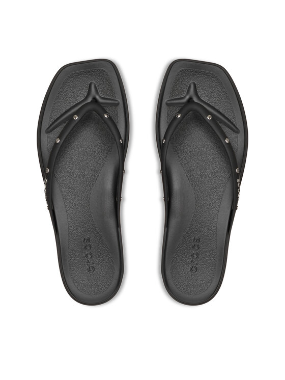 Crocs Crocs Zehentrenner Miami Studded Flip 211471 Schwarz