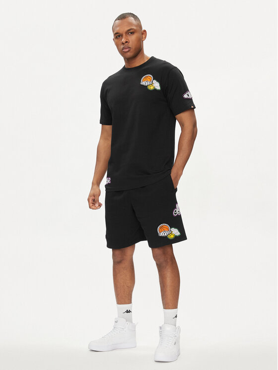 Ellesse Ellesse T-Shirt Boretto SHV20120 Černá Regular Fit