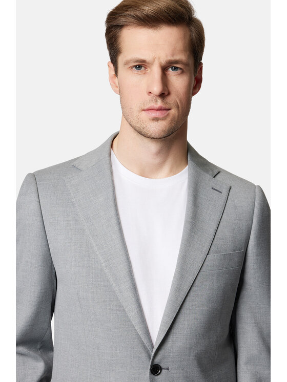 Lancerto Lancerto Garnitur Kadyks GA073124000002 Szary Slim Fit