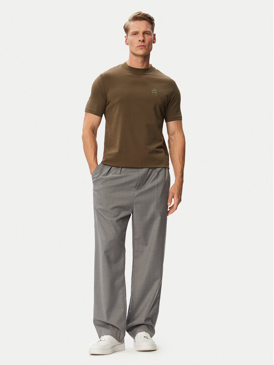 KARL LAGERFELD KARL LAGERFELD Tričko 755041 563221 Hnedá Regular Fit