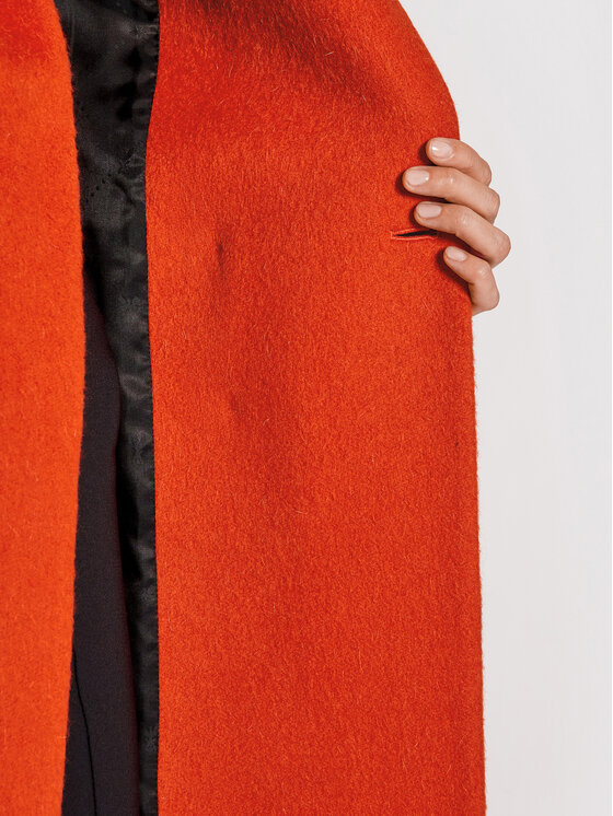 Patrizia Pepe Patrizia Pepe Cappotto di lana 2S1392/A9S9-R734 Rosso Regular Fit